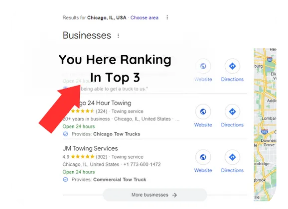 Google business profile for tow trucks