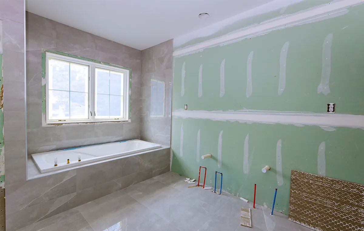 MW ProBuild Concrete builds and installs Bathroom Remodel