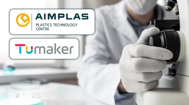 AIMPLAS incorpora la tecnología de impresión 3D con pellets de TUMAKER para proyectos de investigación, innovación y desarrollo de nuevos materiales.