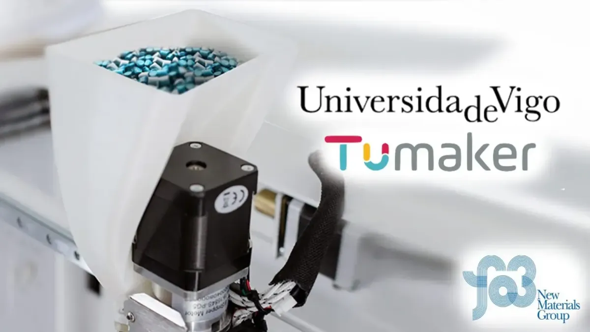 The University of Vigo Is Already Experiencing the Versatility Offered by TUMAKER Pellet 3D Printing