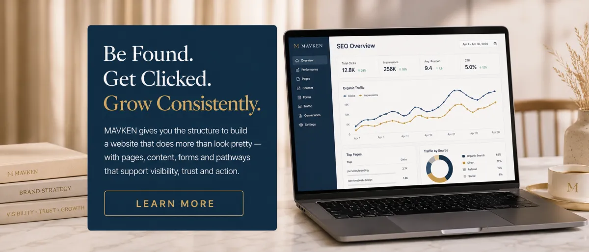 MAVKEN - Rank higher with more confidence. Attract more clients.