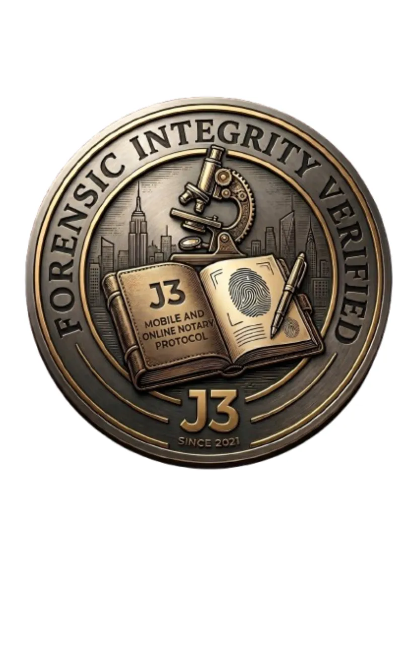 J3 Mobile Notary: Professional Mobile and Remote Online Notary services serving New York City and international clients for legal, medical, and estate documents.