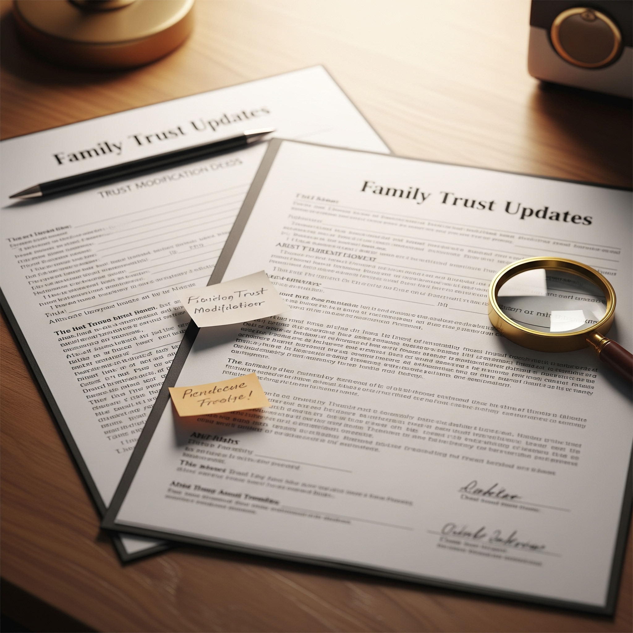 Estate Planning Documents to notarize