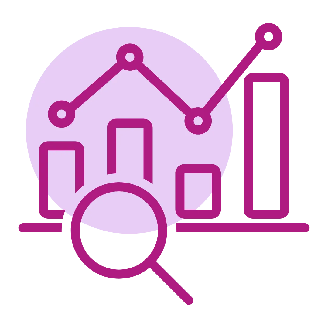 Data analytics icon
