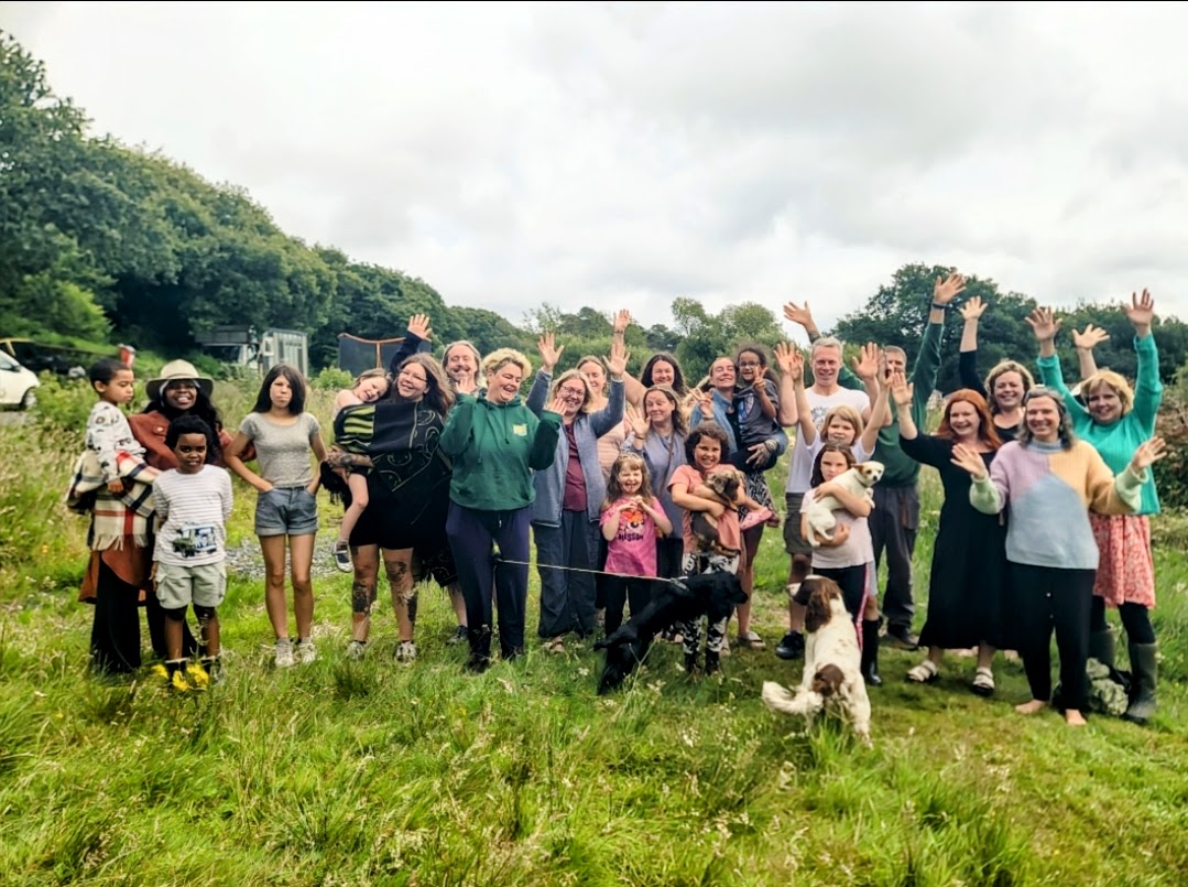Guests relaxing in a serene retreat space
