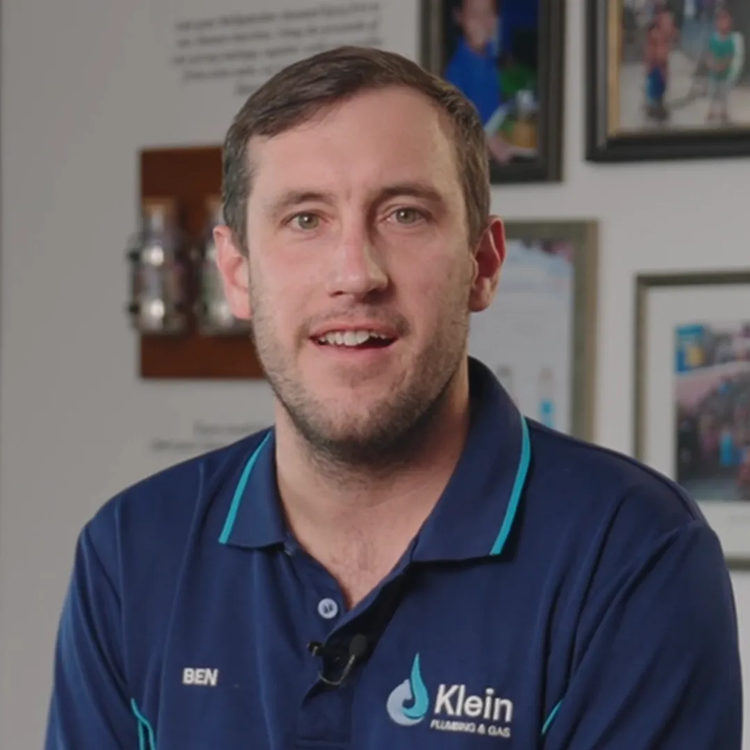 Image and Testimonial from Ben Klein from Klein Plumbing and Gas