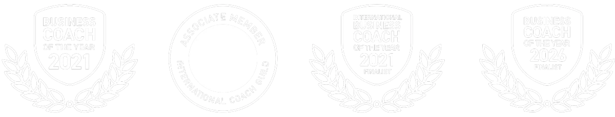 2021Business Coach of the Year Award Icon and International Business Coach of the Year Finalist Icon
