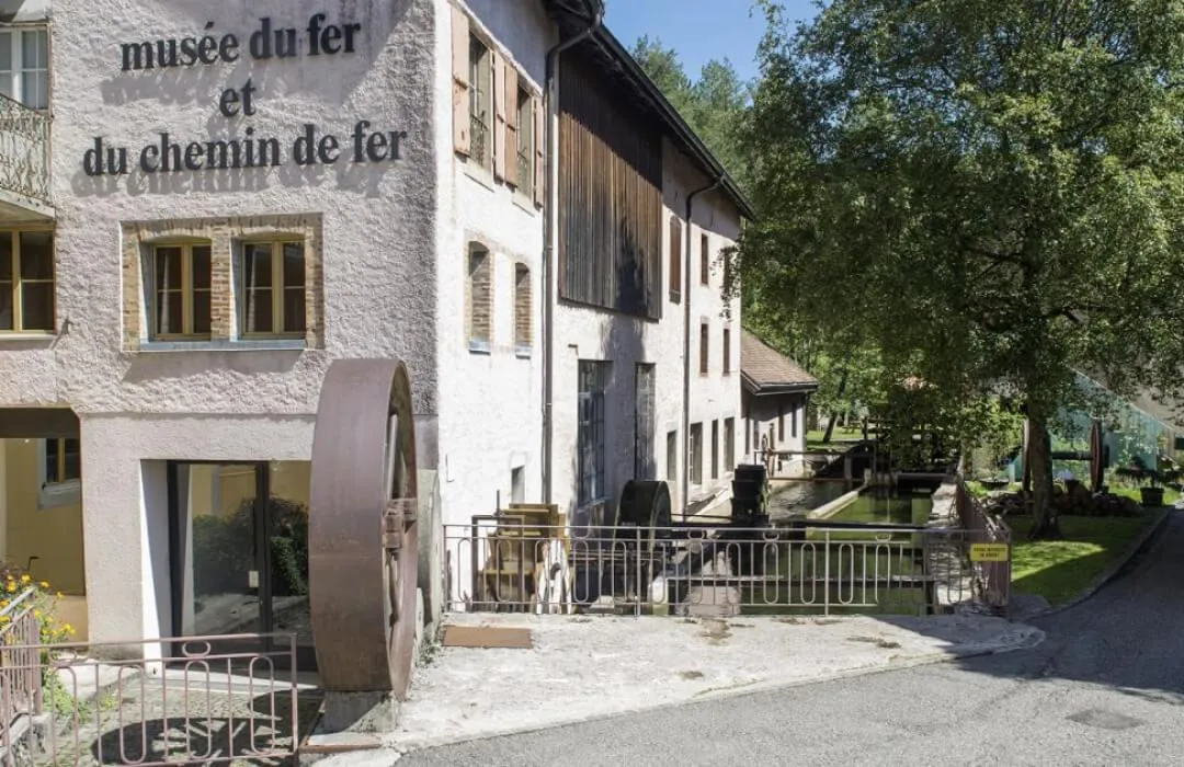 Iron and railway museum near Hôtel de la Truite in Vallée de Joux