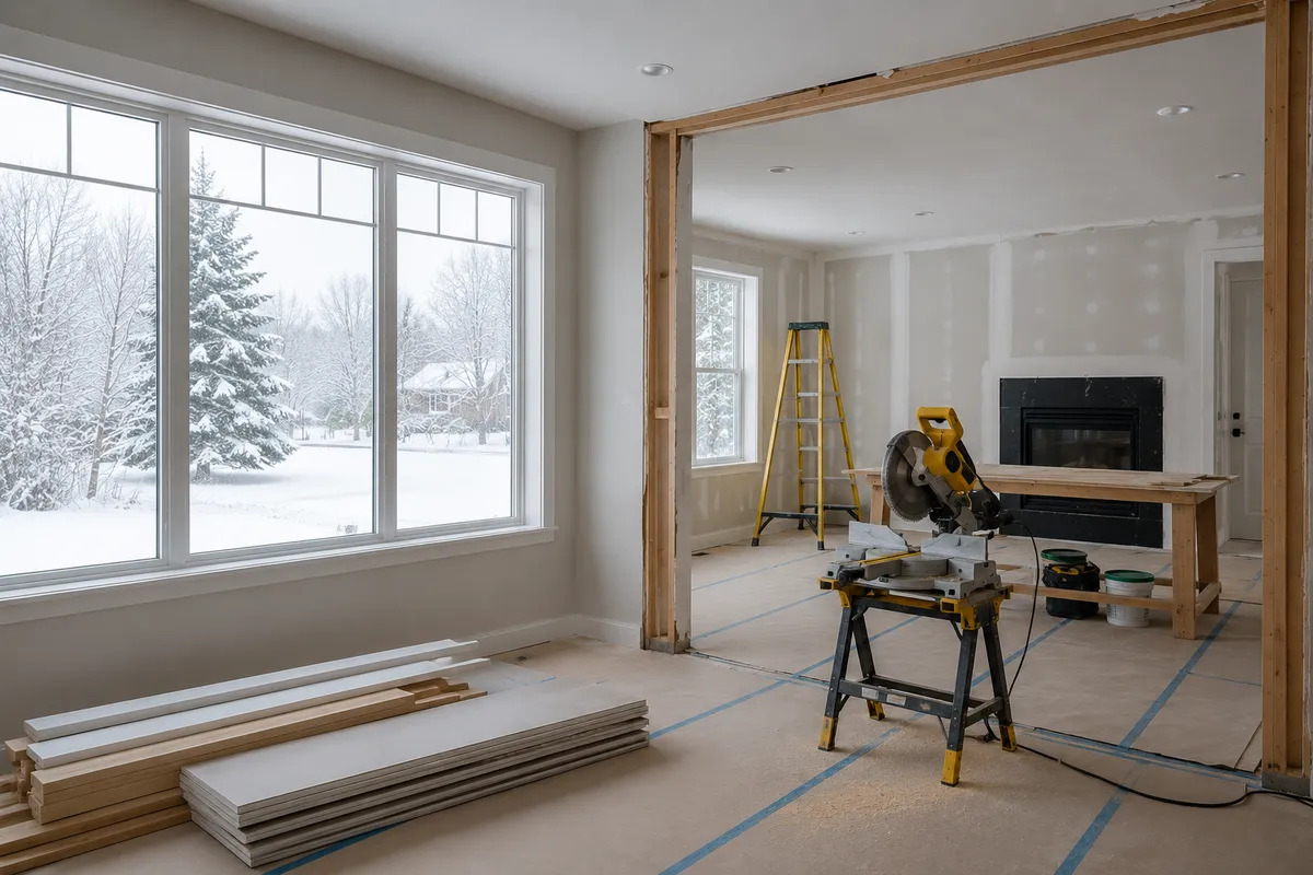 Renovating Through an Ontario Winter: What Gets Done