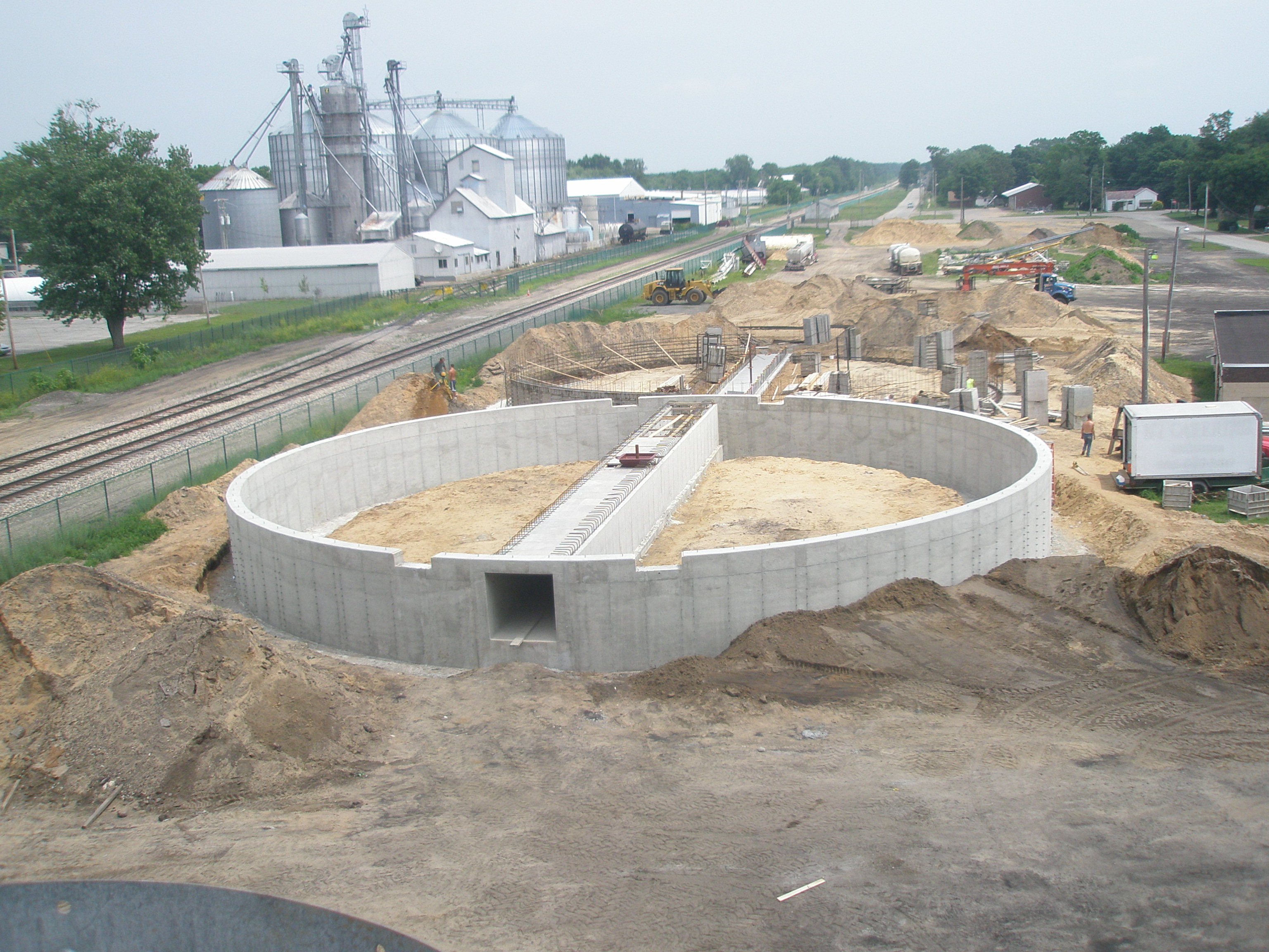 Large silo foundation concrete project