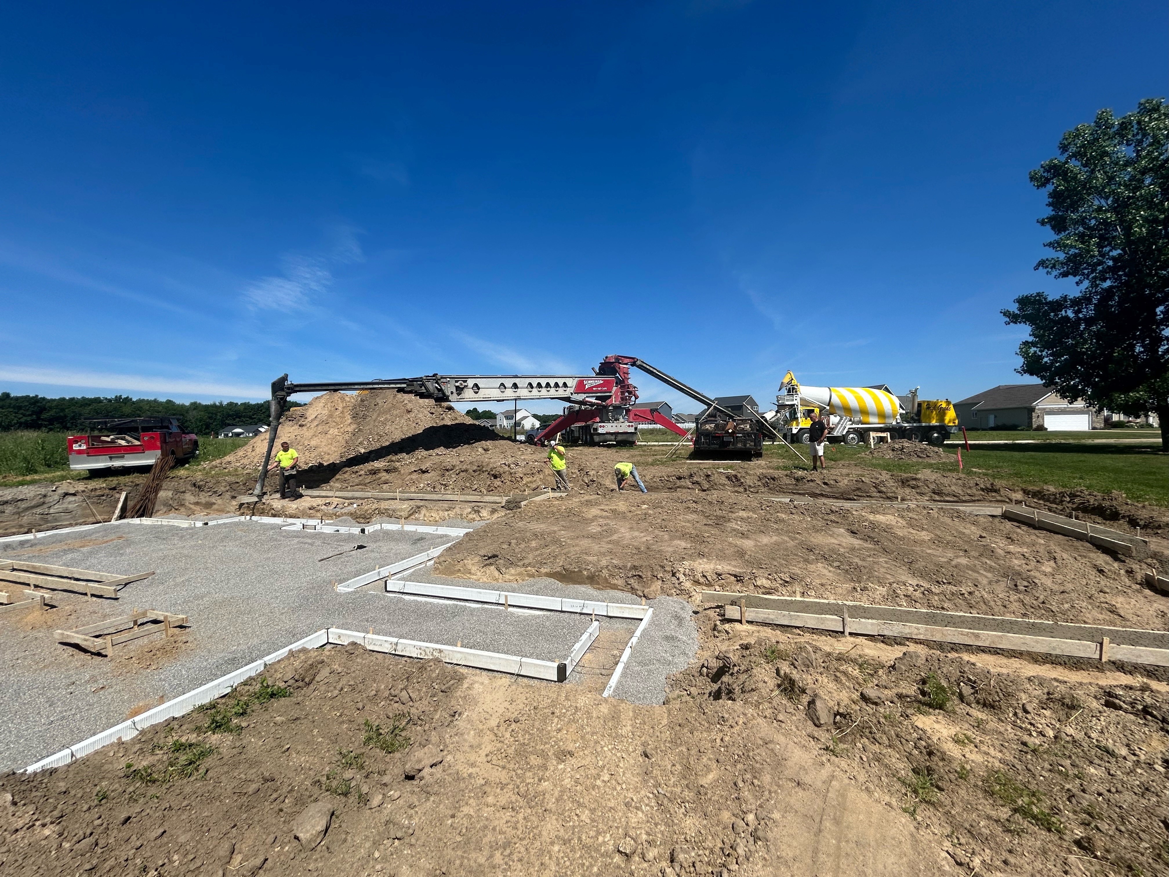 Telebelt being used at a residential project location