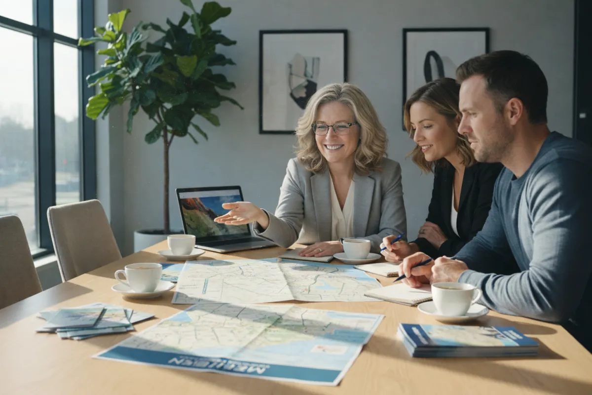 Real estate consultation about buying or selling a home in Methuen, Massachusetts