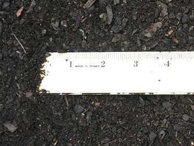 Screened topsoil for landscape and seeding projects