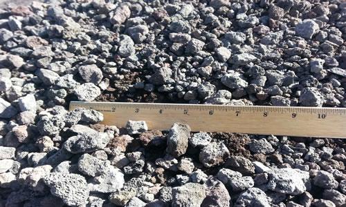 1/2 inch minus crushed aggregate
