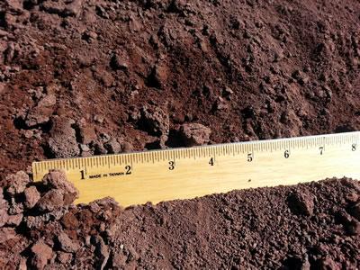 3/4 inch minus crushed rock with fines