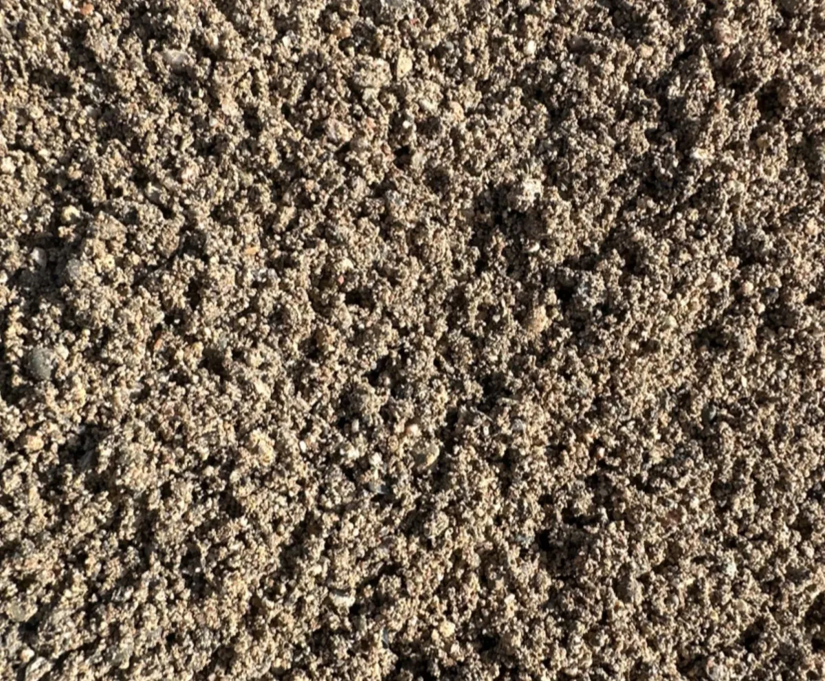 3/4 inch minus crushed rock with fines