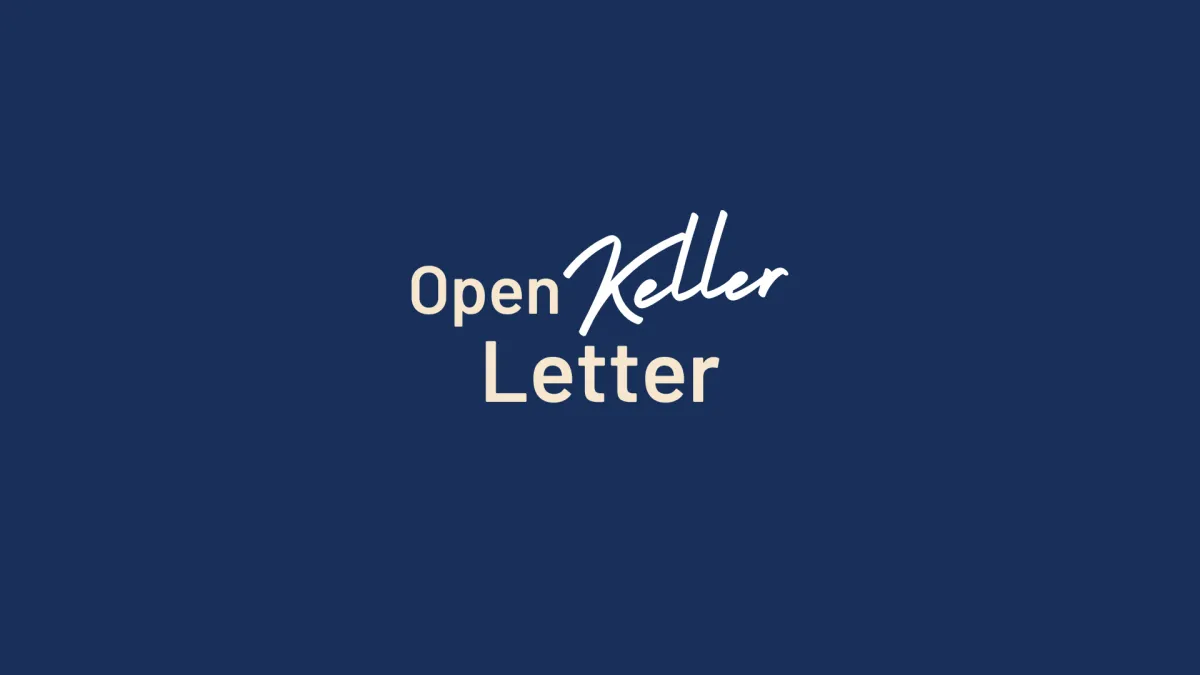 Open Letter To Keller