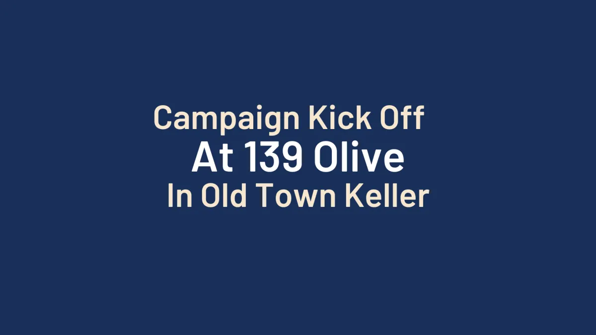 Campaign Kickoff at 139 Olive