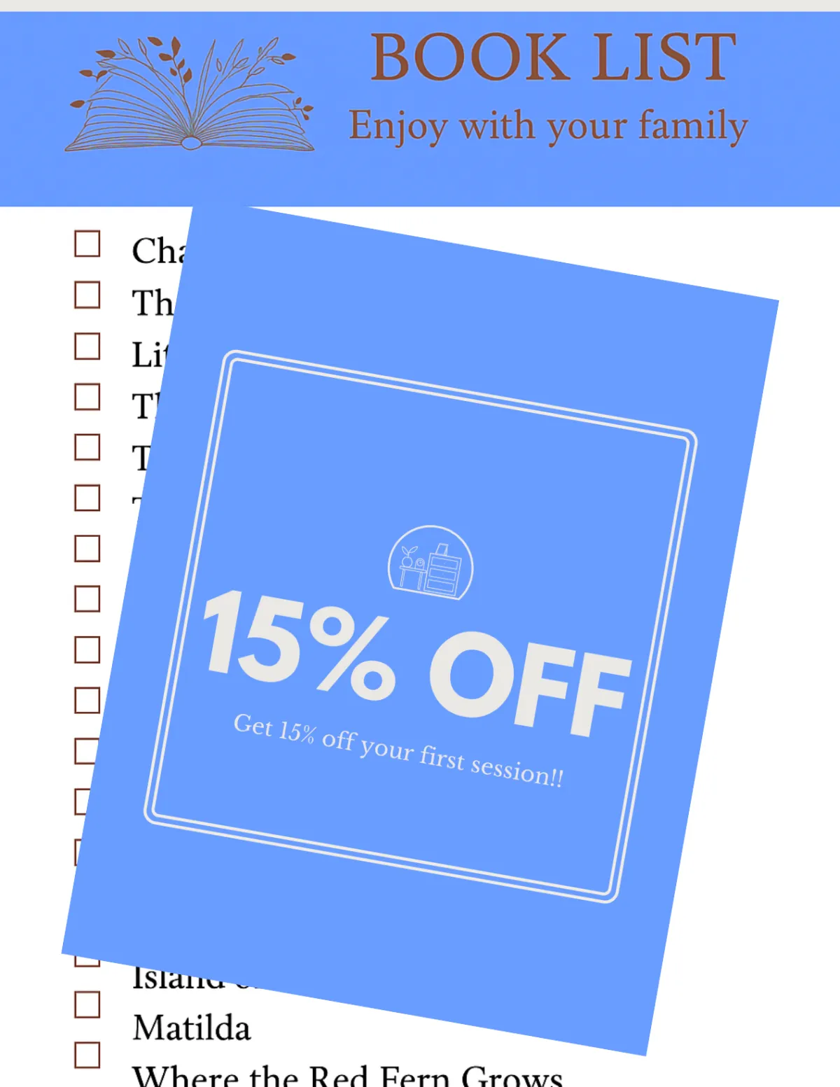 15% off coupon