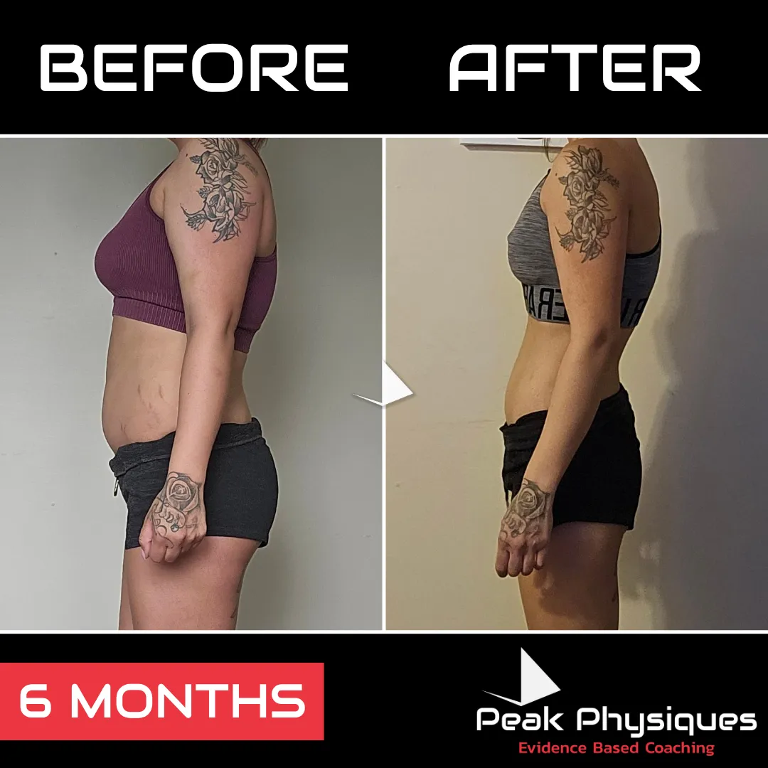 Peak Physiques - Client Transformation Side (Sarah Cote)