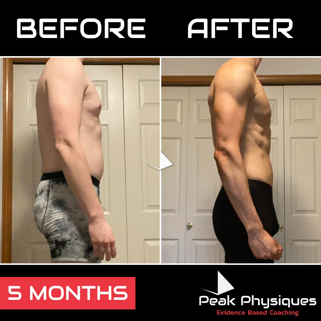 Peak Physiques - Client Transformation Side (Bradley Milton)