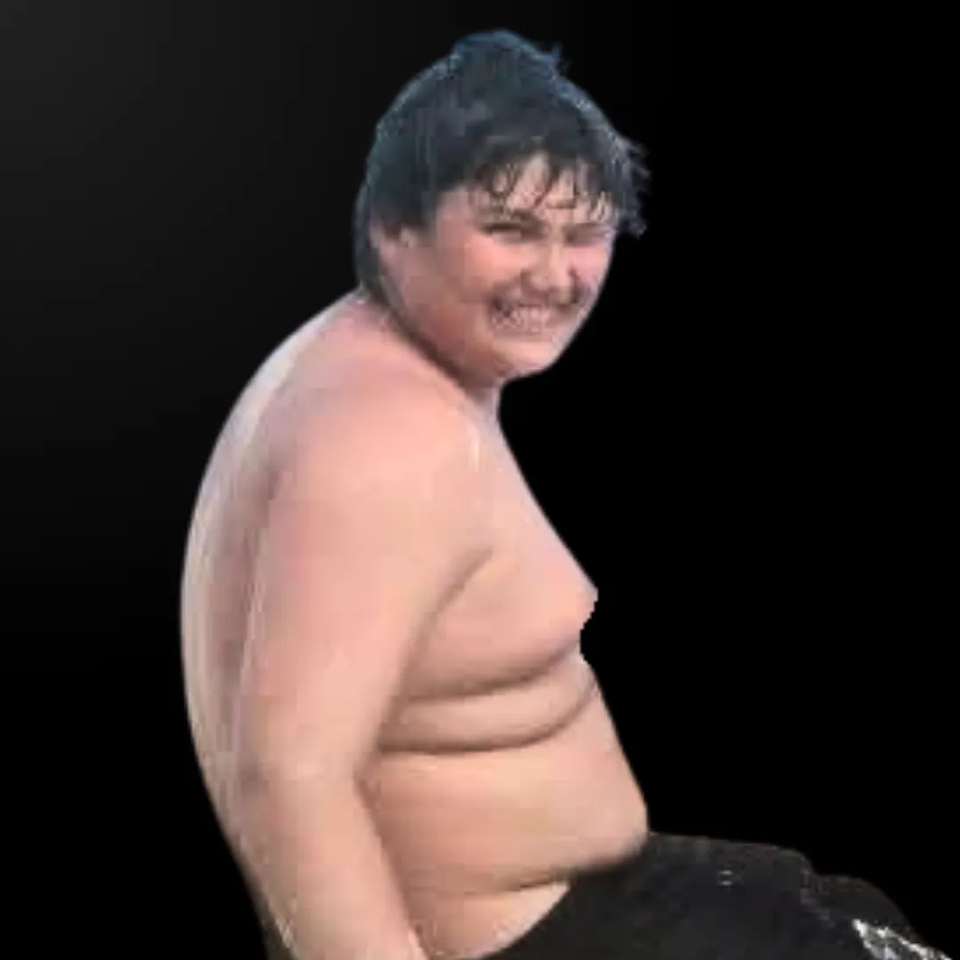 Brodie Giesbrecht at age 16, 70 lbs overweight and inactive before his life-changing fat loss journey began.