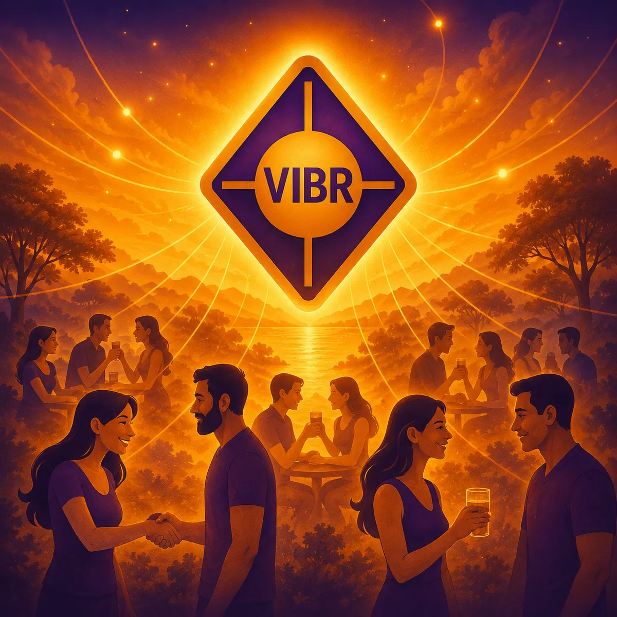 Moments de connexion et de rire chaleureux entre célibataires lors d'une rencontre de cohorte