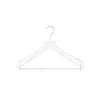 Superior Coat Hanger with Bar Acrylic