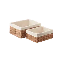 Montauk Rattan Rectangular Bin
