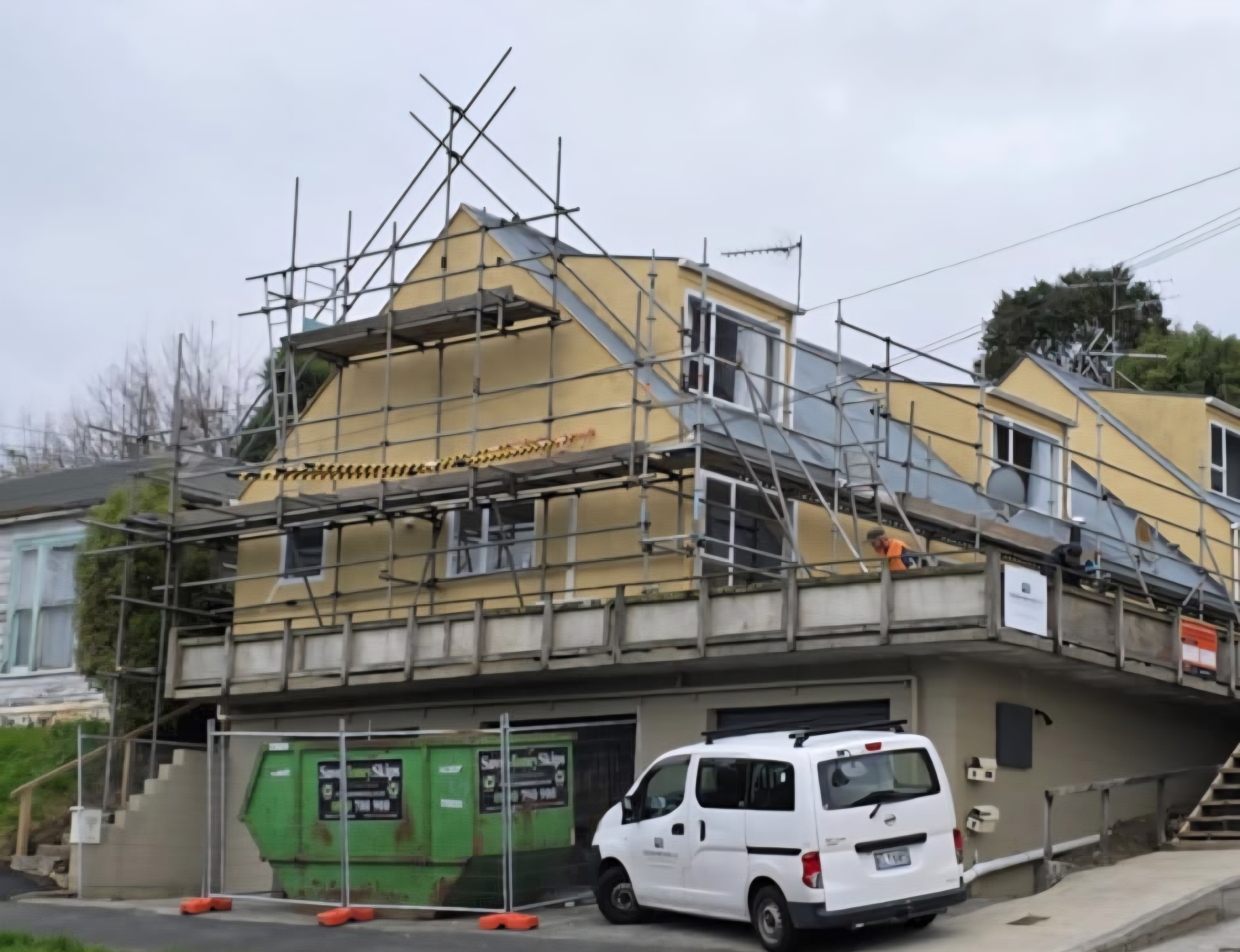 New silver metal roof with custom flashings installed by Dunedin roofing specialists
