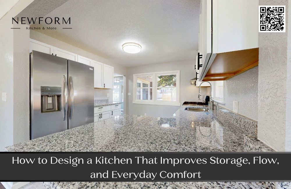 How to Design a Kitchen That Improves Storage, Flow, and Everyday Comfort