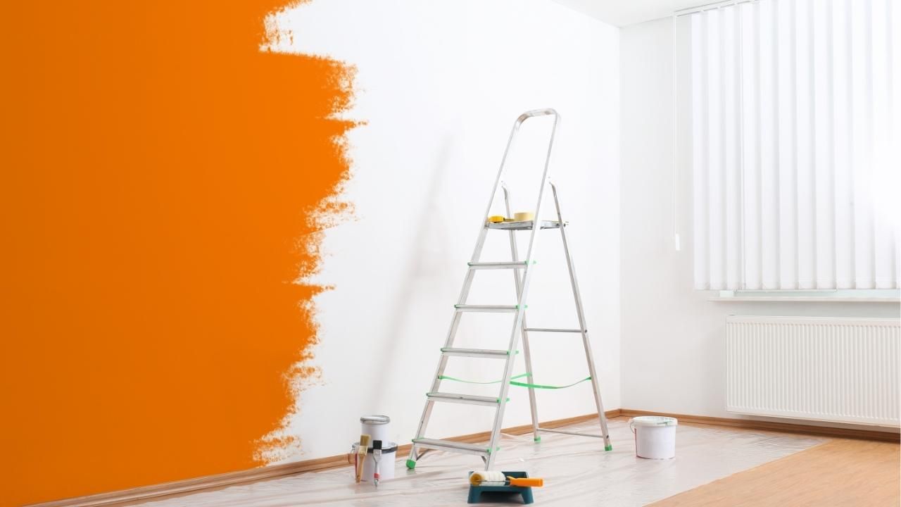 painting before and after