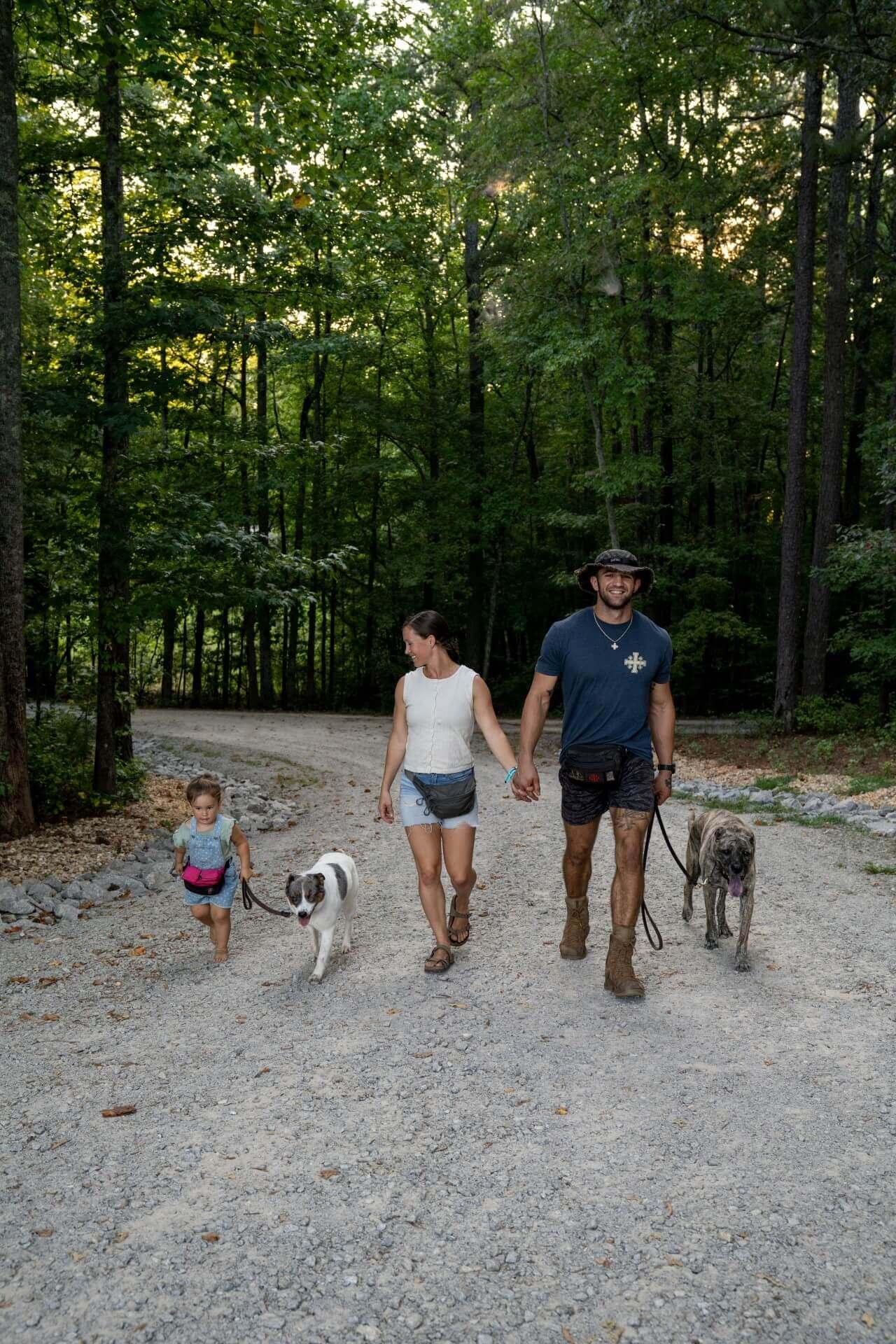 Walks on the property