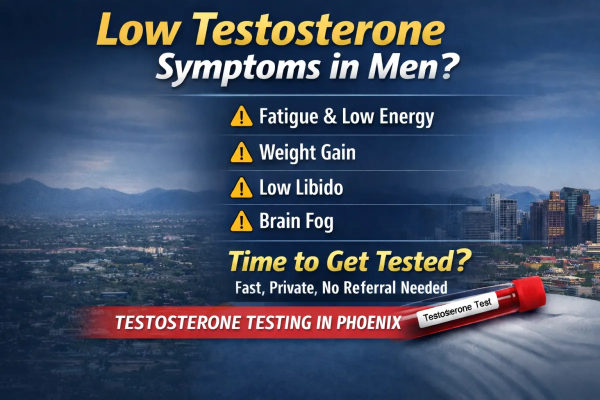 Low Testosterone Symptoms in Men: When to Get Tested in Phoenix