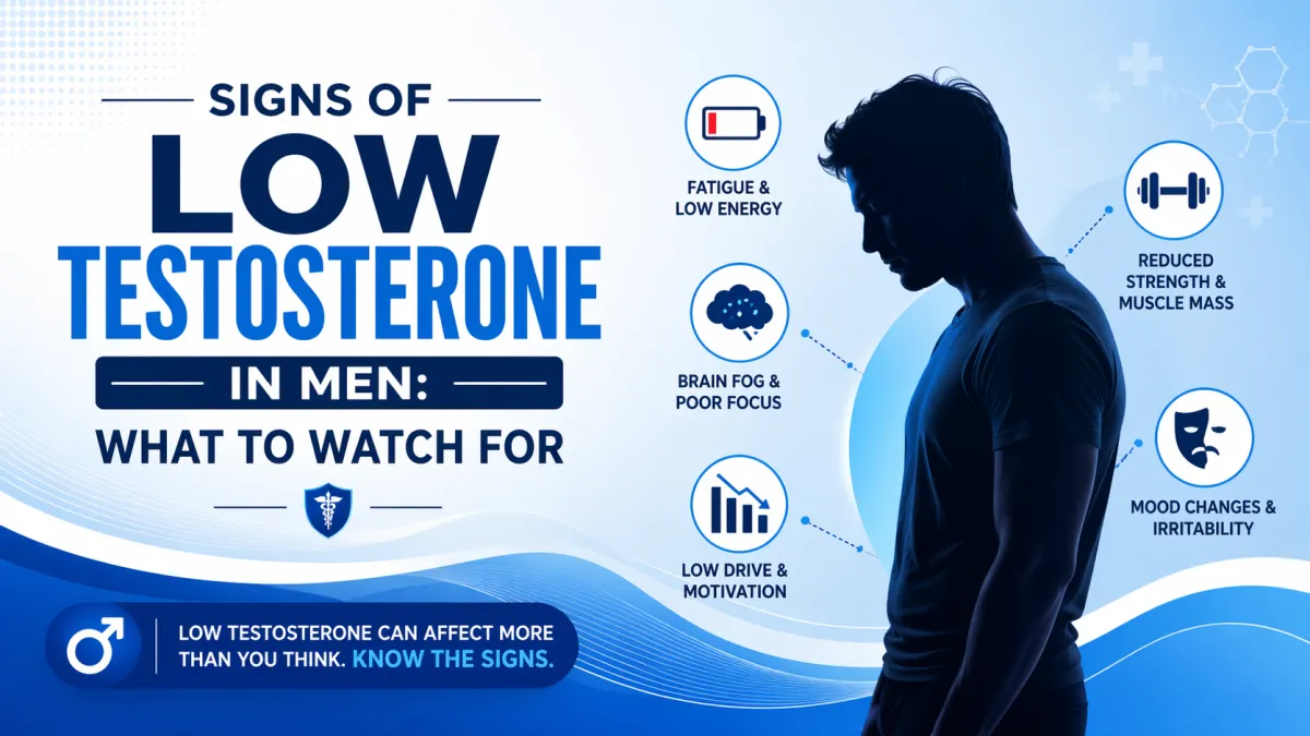 Signs of Low Testosterone in Men: What to Watch For