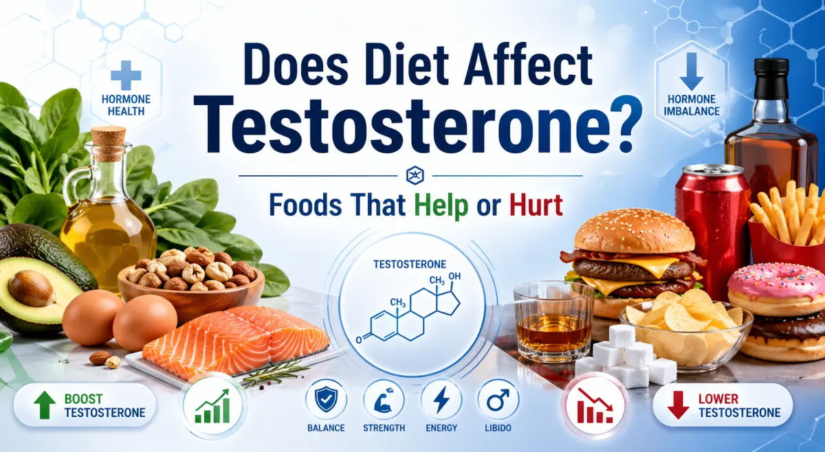 Does Diet Affect Testosterone? Foods That Help or Hurt