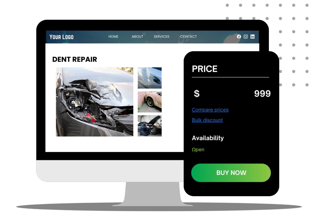 payments for Dent Repair business