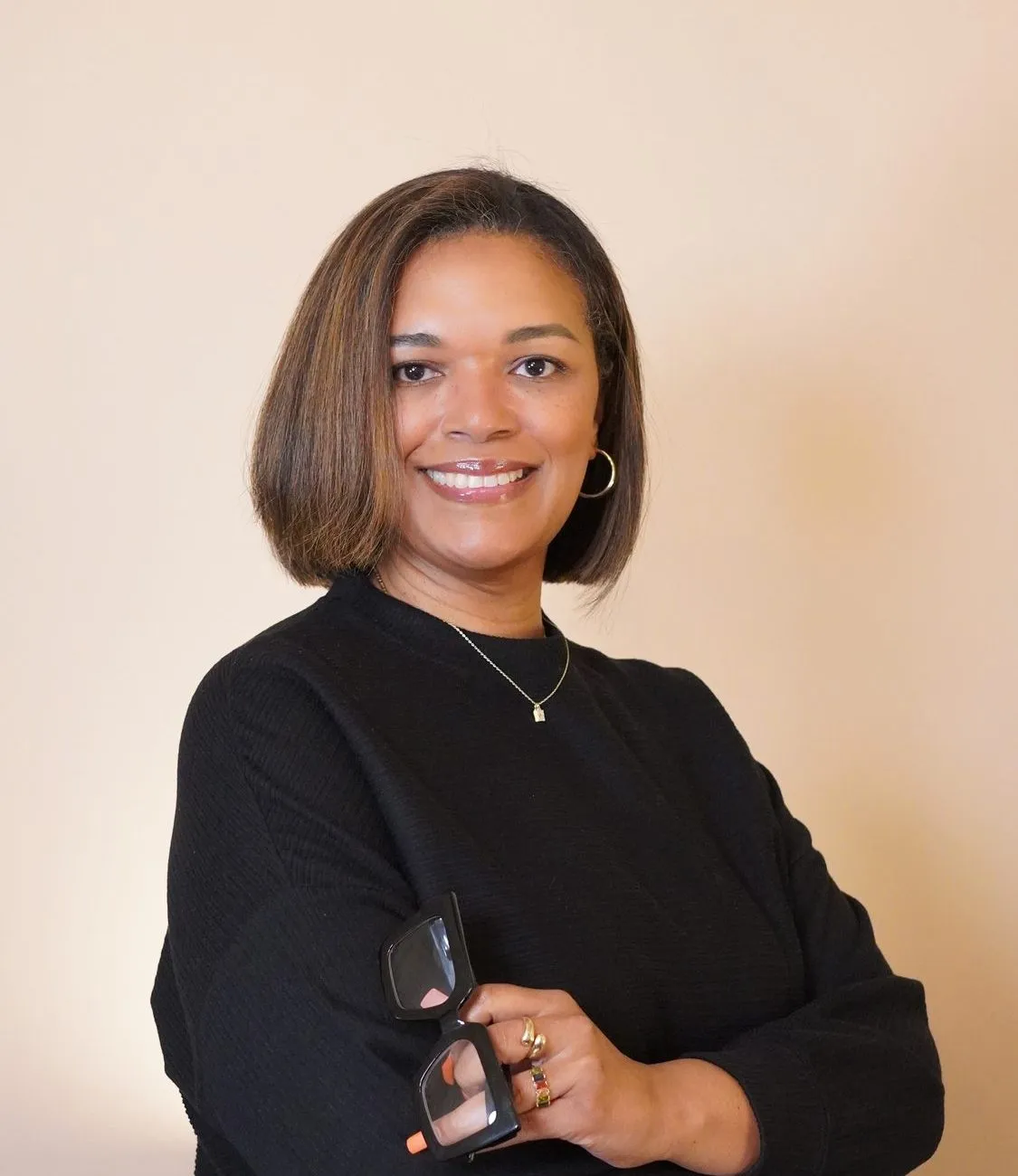 Portrait of Dr. Andrea Rashad, psychiatric mental health nurse practitioner