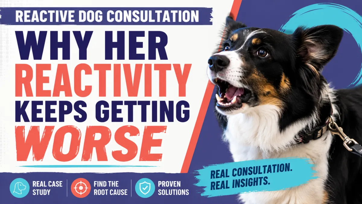 My Reactive Dog Keeps Getting Worse: Why Positive Reinforcement Wasn't Solving the Problem