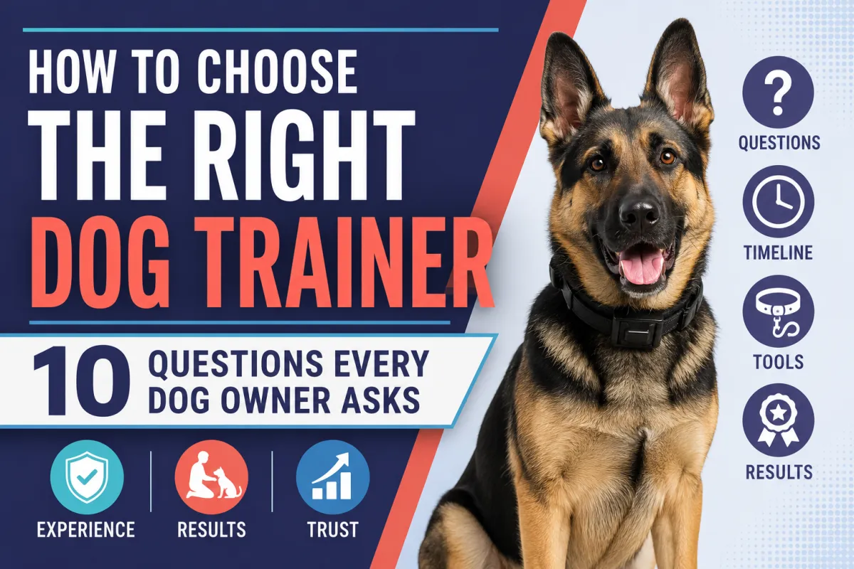 How to Choose the Right Dog Trainer: Honest Answers to the 10 Questions Every Dog Owner Asks