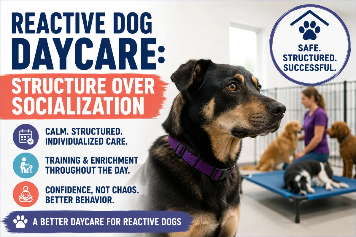 Reactive Dog Daycare: Can Daycare Help or Make Your Dog's Behavior Worse?