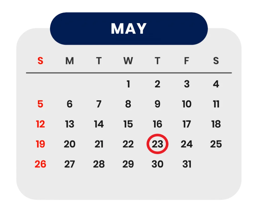 May 23th, WeFlow Online Referral Strategy Session Calendar