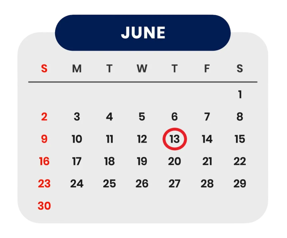 June 13th, WeFlow Online Networking Meeting Calendar