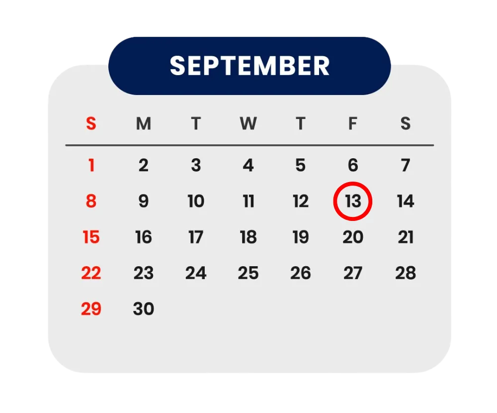 Sept 13th, WeFlow Online Networking Meeting Calendar