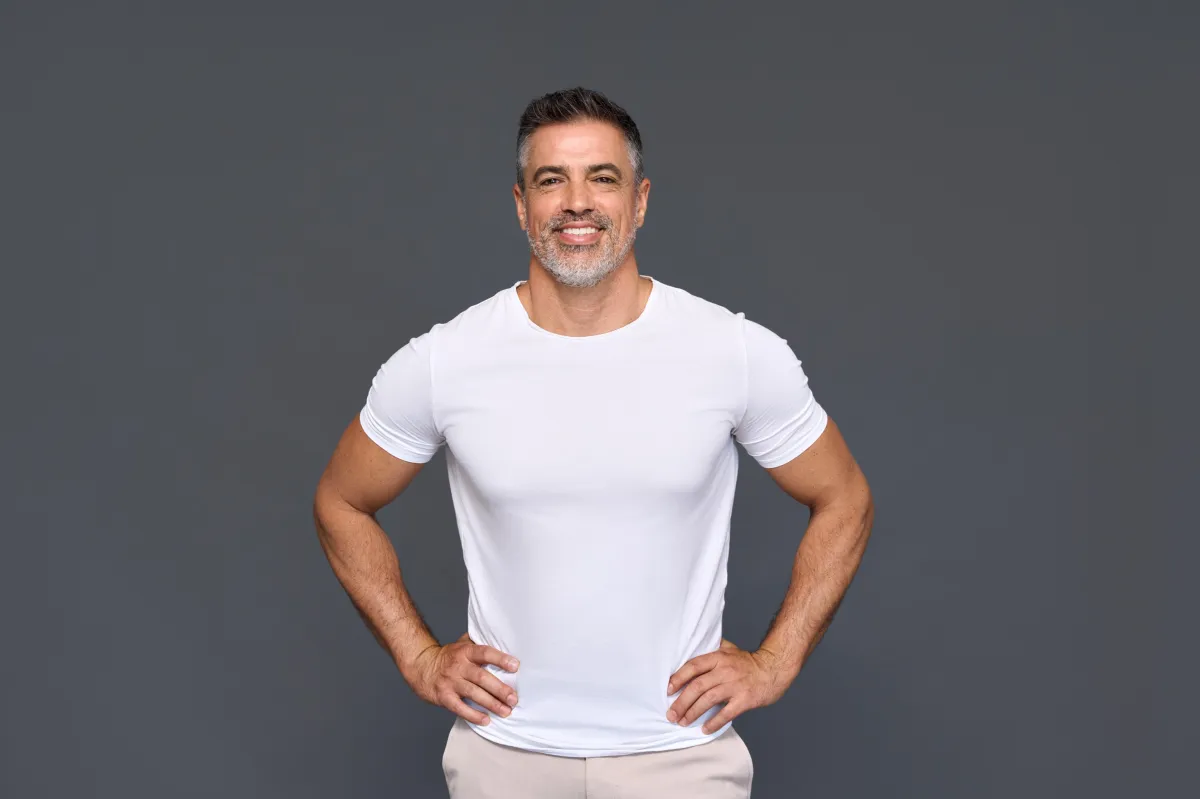 a man holding a piece of paper