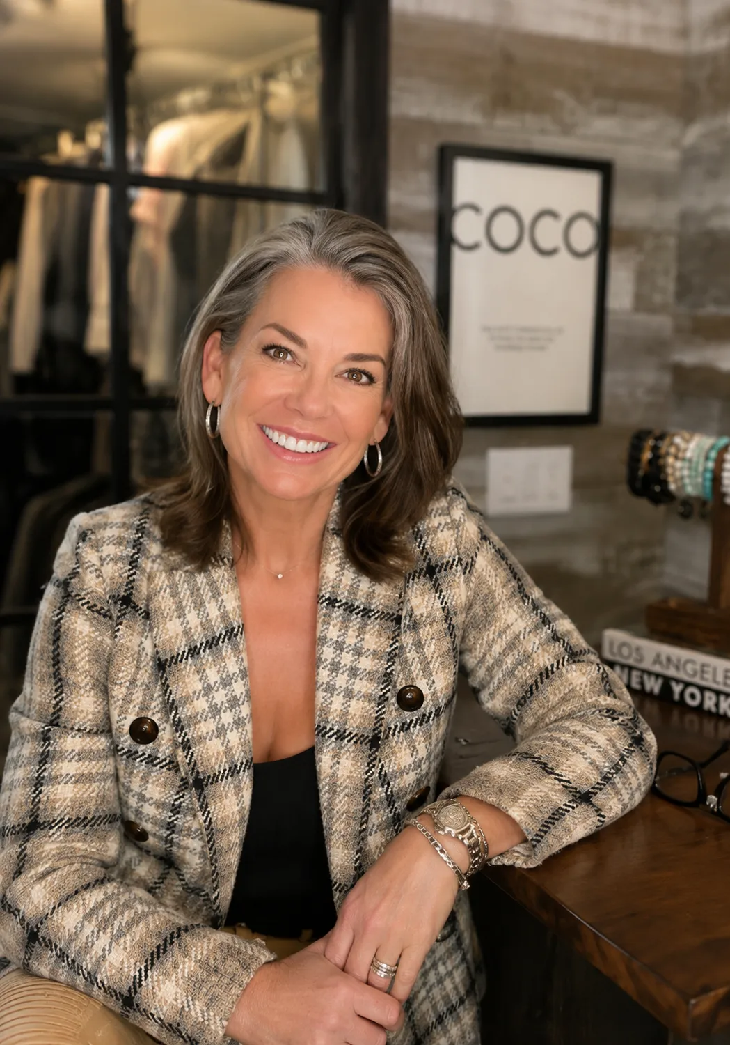 Karie, founder of Design On Trend mobile boutique.
