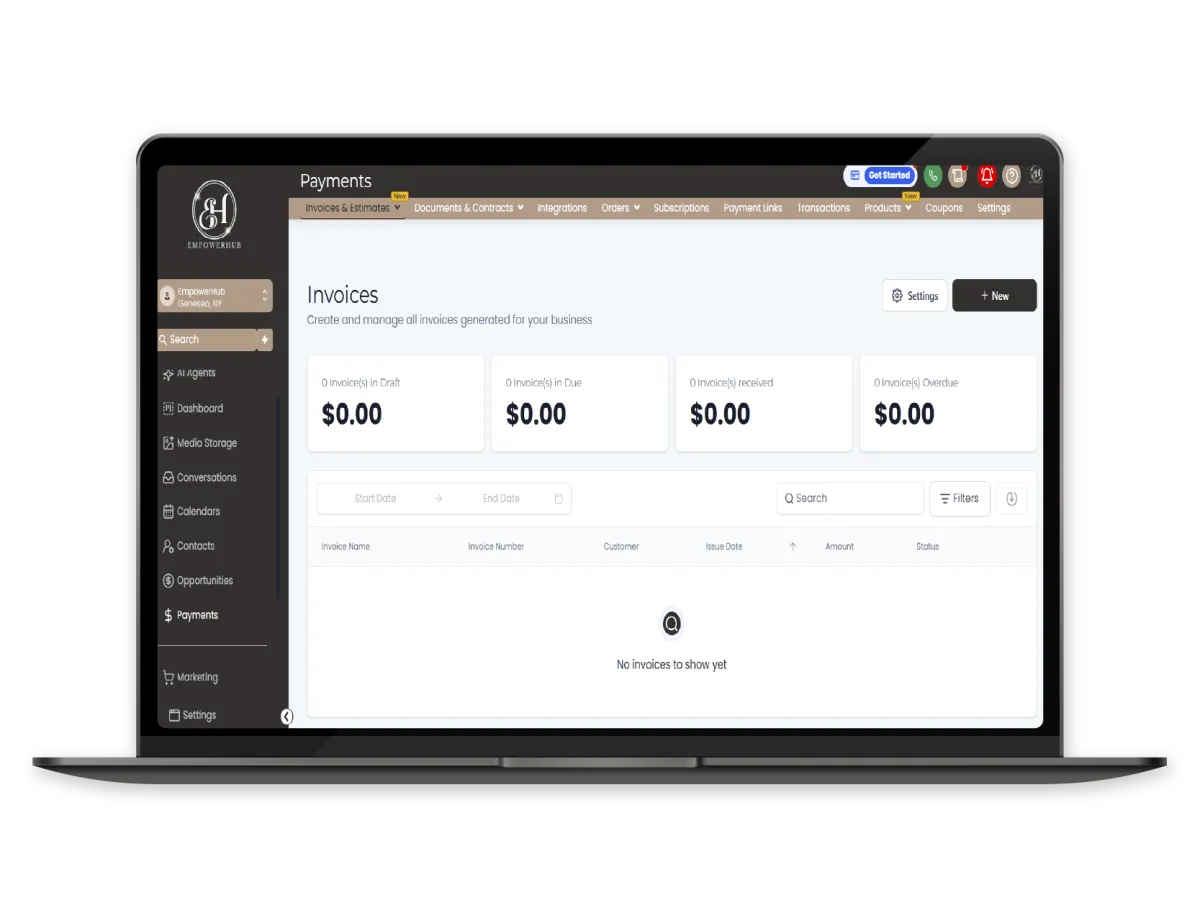 Automated Business Invoicing & Payments