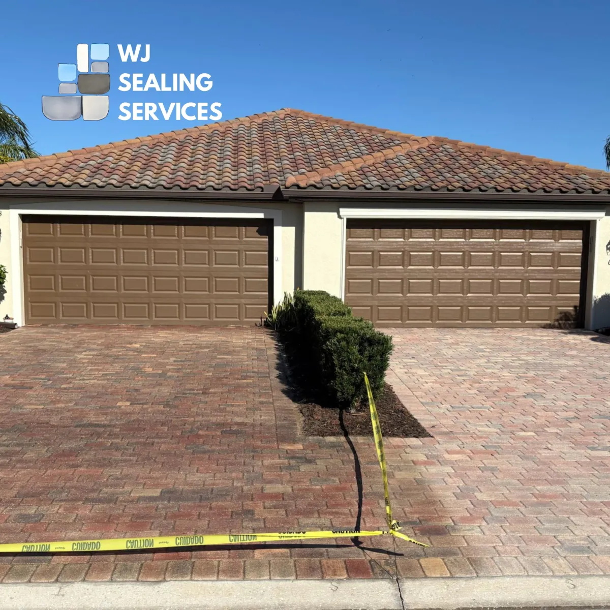 WJ Services Before comparison of driveway