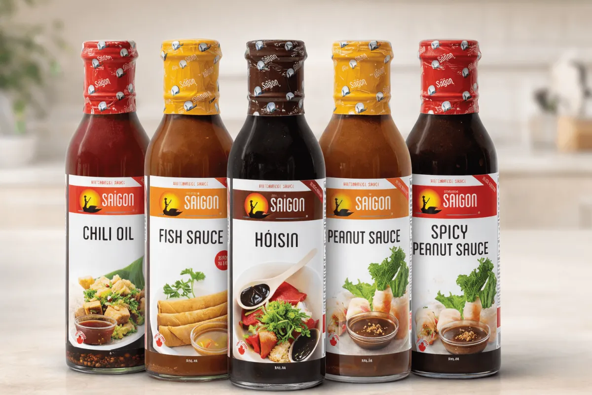 Colorful lanterns displayed with a person in traditional dress.