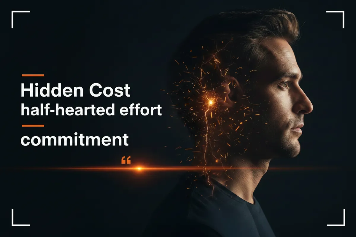 The Cost of Half-Hearted Effort: Commit Fully